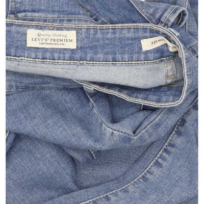 Levi's 721 High Rise Women Blue Skinny Slim Stretch Jeans W26 L28