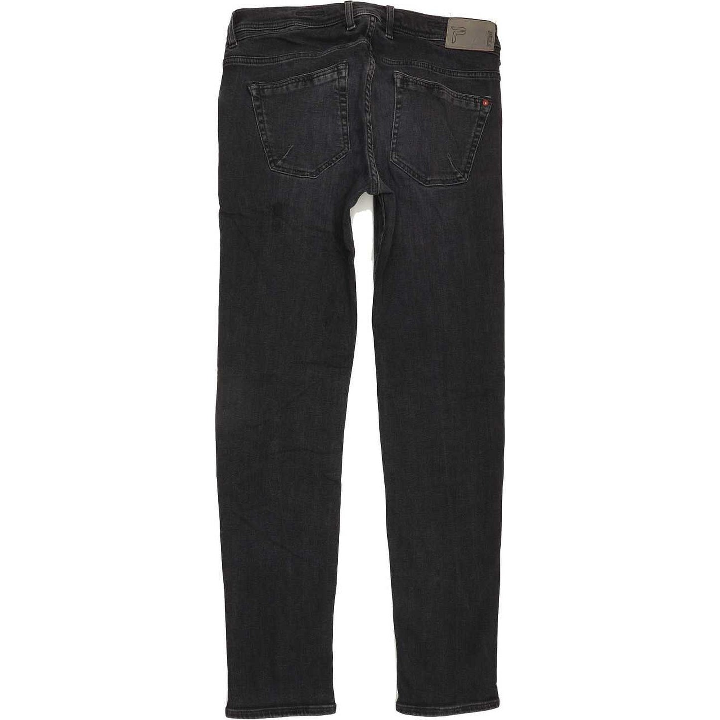 Pioneer Ryan Men Black Straight Regular Stretch Jeans W34 L33