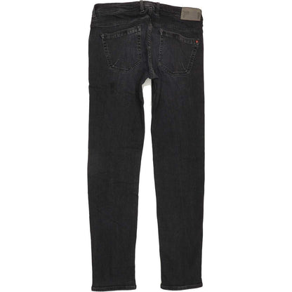 Pioneer Ryan Men Black Straight Regular Stretch Jeans W34 L33