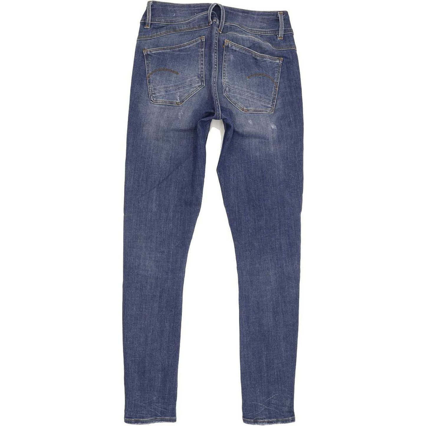 G-Star Lynn d-Mid Women Blue Skinny Regular Stretch Jeans W28 L30