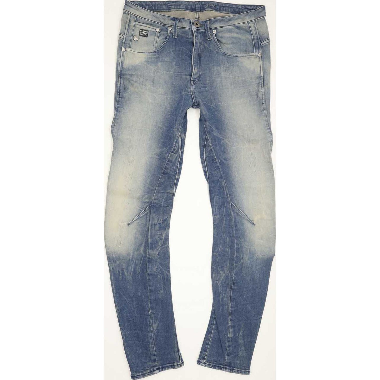 G-Star Arc 3D Women Blue Tapered Loose Stretch Jeans W25 L32