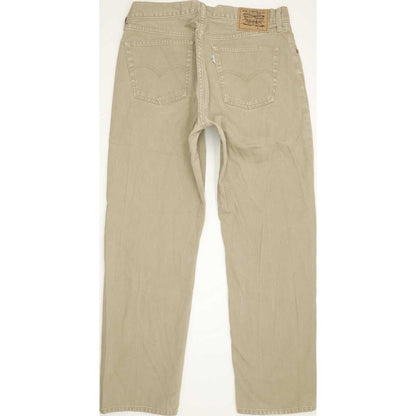 Levi's 517 Men Beige Straight Regular Jeans W35 L29