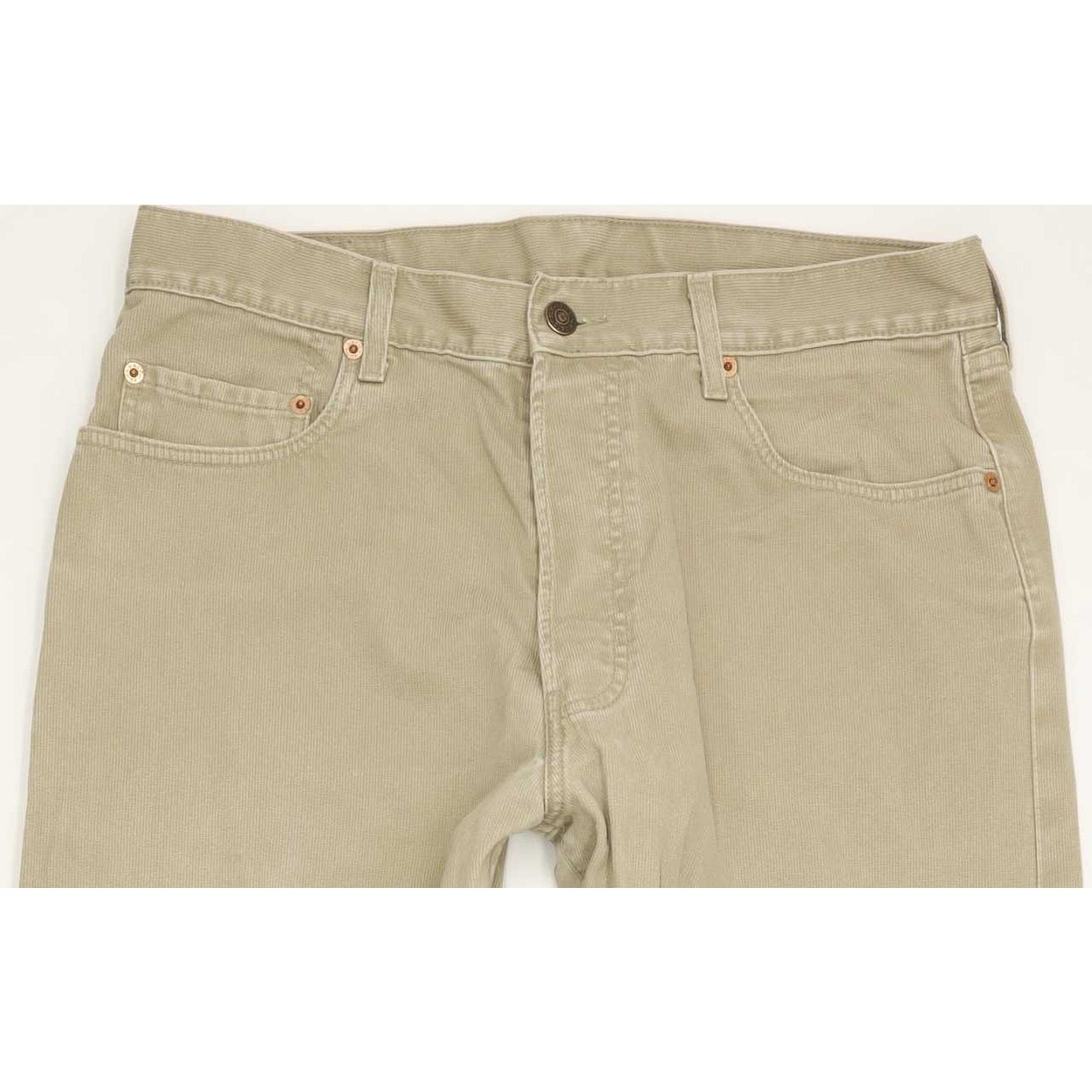Levi's 517 Men Beige Straight Regular Jeans W35 L29
