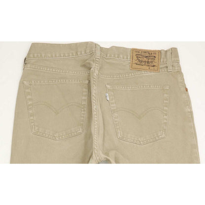Levi's 517 Men Beige Straight Regular Jeans W35 L29