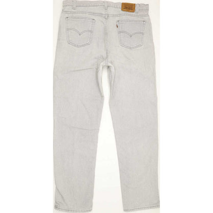 Levi's 540 Flex Made in USA Grey Straight Relaxed Stretch Jeans High Waisted W36 L32