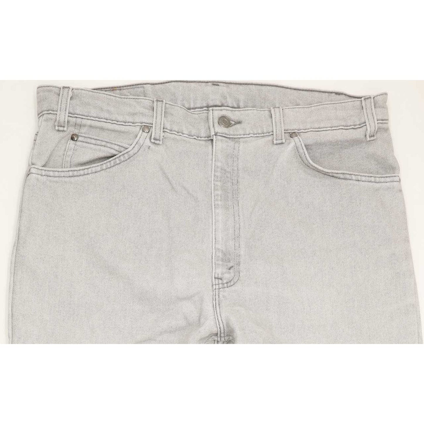Levi's 540 Flex Made in USA Grey Straight Relaxed Stretch Jeans High Waisted W36 L32