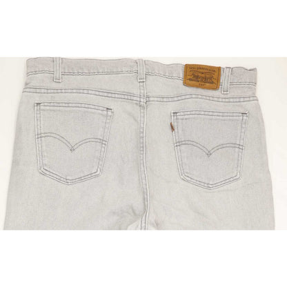 Levi's 540 Flex Made in USA Grey Straight Relaxed Stretch Jeans High Waisted W36 L32