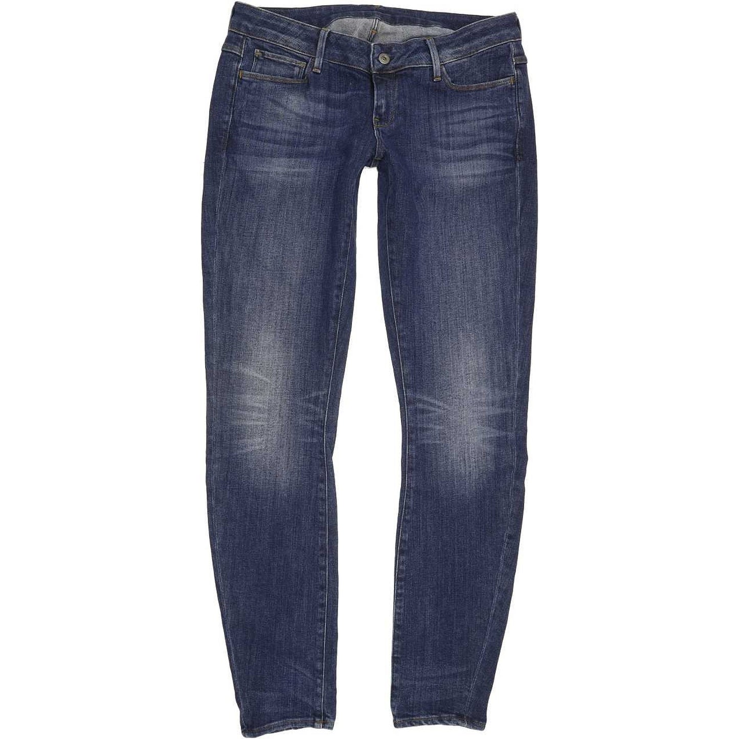 G-Star 3301 Deconst Low Women Blue Skinny Slim Stretch Jeans W31 L32