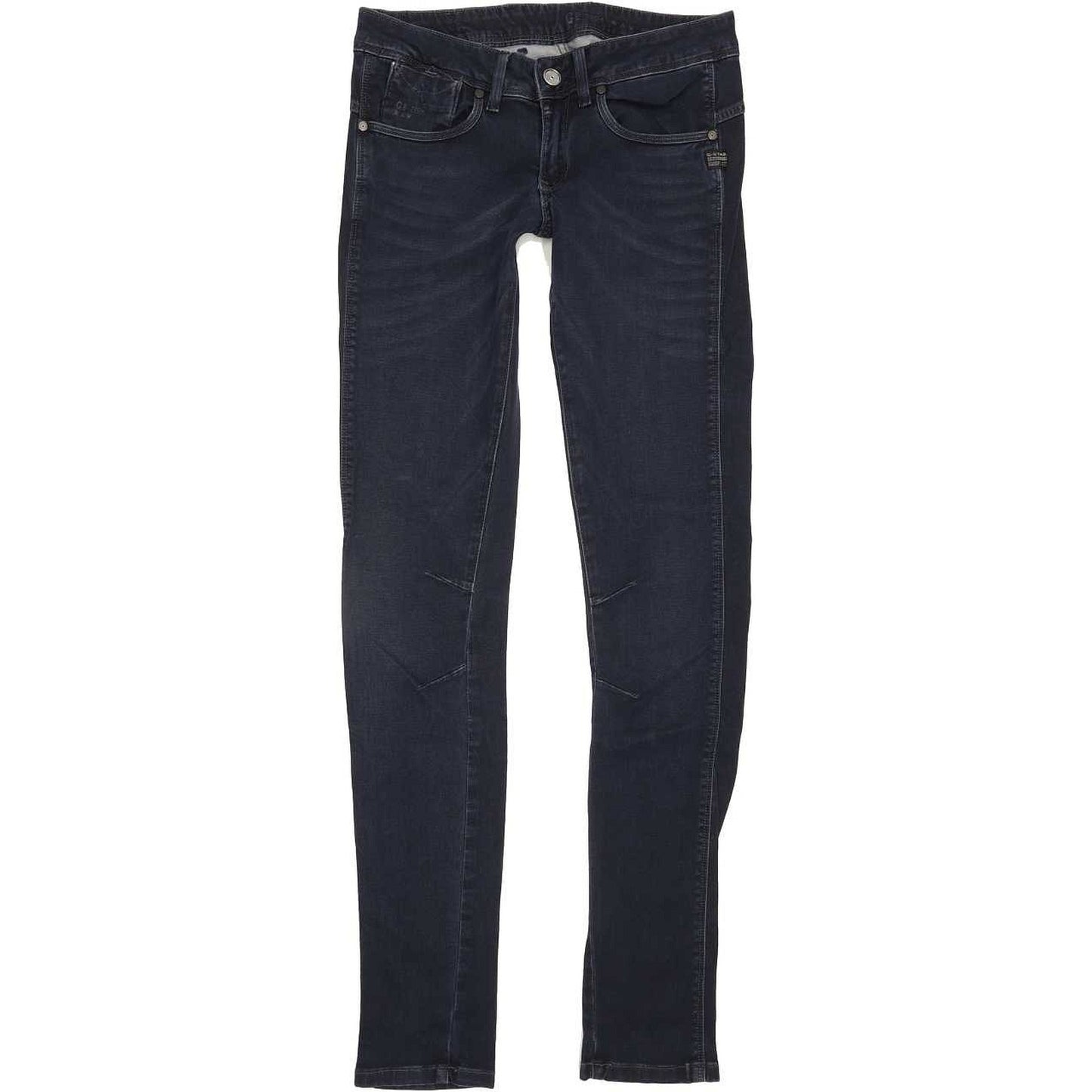 G-Star Refender Women Blue Skinny Slim Stretch Jeans W28 L34