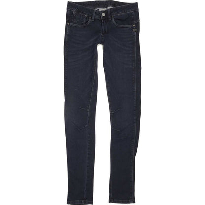 G-Star Refender Women Blue Skinny Slim Stretch Jeans W28 L34