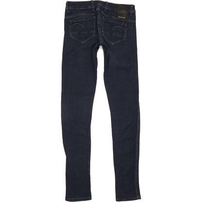 G-Star Refender Women Blue Skinny Slim Stretch Jeans W28 L34
