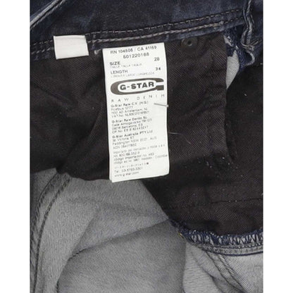 G-Star Refender Women Blue Skinny Slim Stretch Jeans W28 L34