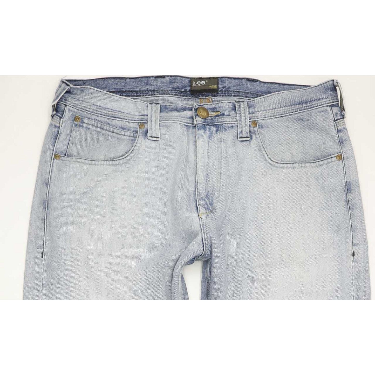 Lee Kent Men Blue Straight Regular Jeans W34 L34