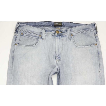 Lee Kent Men Blue Straight Regular Jeans W34 L34