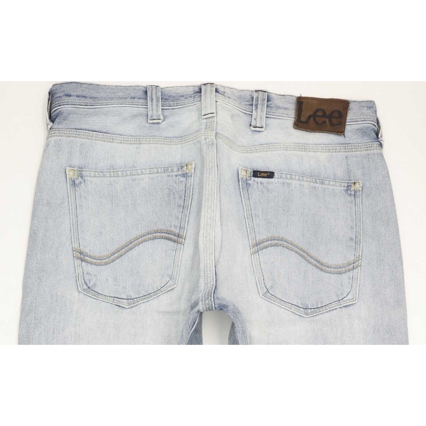 Lee Kent Men Blue Straight Regular Jeans W34 L34