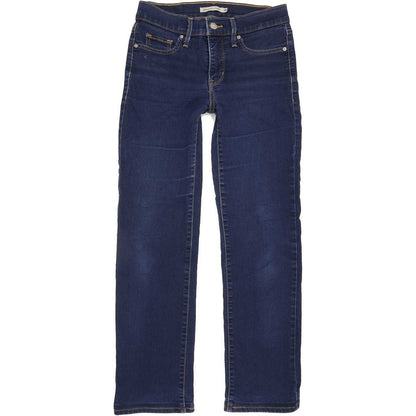 Levi's 314 Shaping Women Blue Straight Slim Stretch Jeans W26 L27
