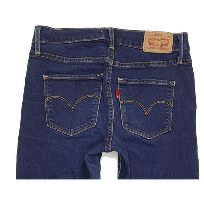 Levi's 314 Shaping Women Blue Straight Slim Stretch Jeans W26 L27