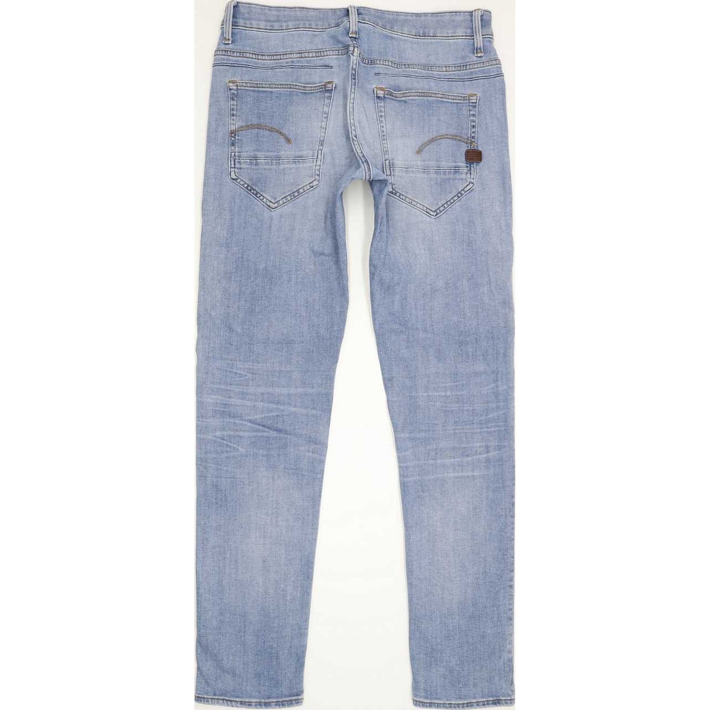 G-Star Q-Staq Men Blue Straight Slim Stretch Jeans W30 L32