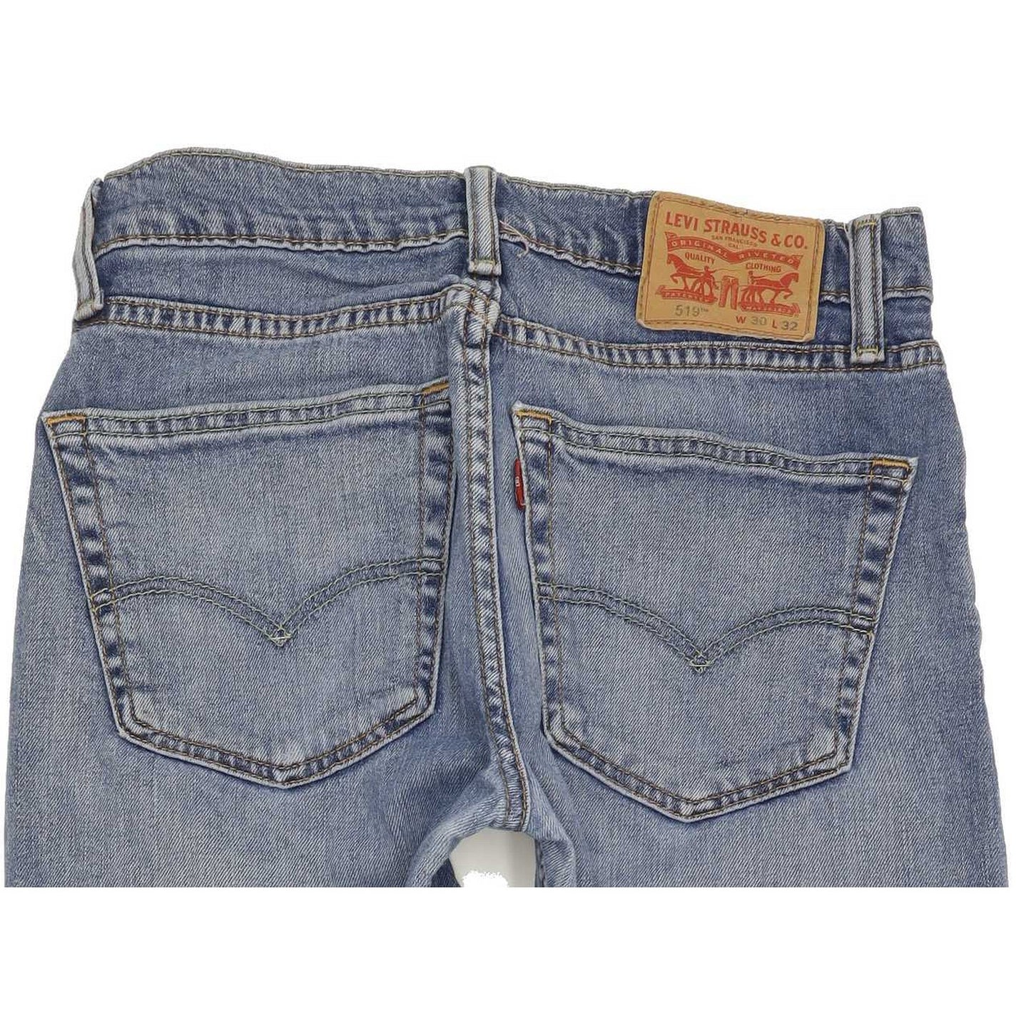 Levi's 519 Men Blue Skinny Slim Stretch Jeans W30 L29