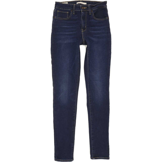 Levi's 721 High Rise Women Blue Skinny Stretch Jeans W28 L30