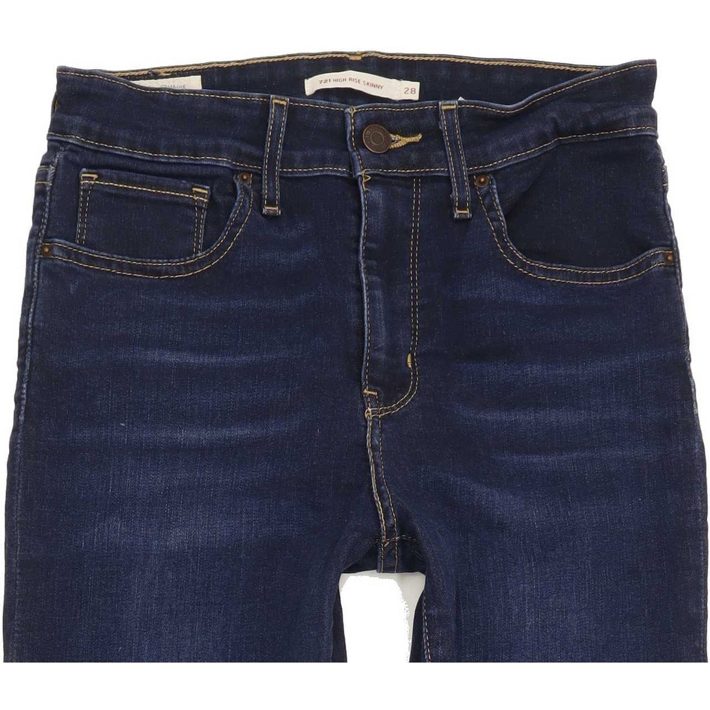 Levi's 721 High Rise Women Blue Skinny Stretch Jeans W28 L30
