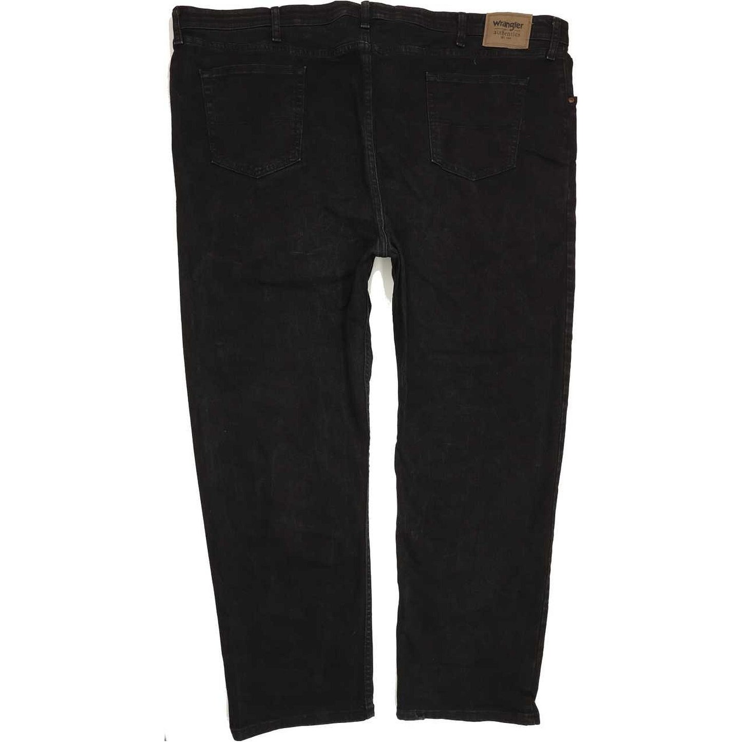 Wrangler Men Black Straight Regular Stretch Jeans W50 L30