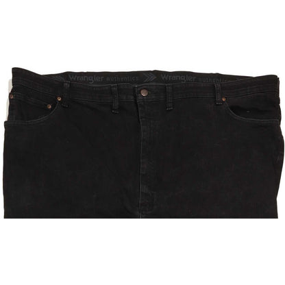 Wrangler Men Black Straight Regular Stretch Jeans W50 L30