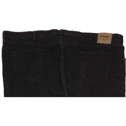 Wrangler Men Black Straight Regular Stretch Jeans W50 L30