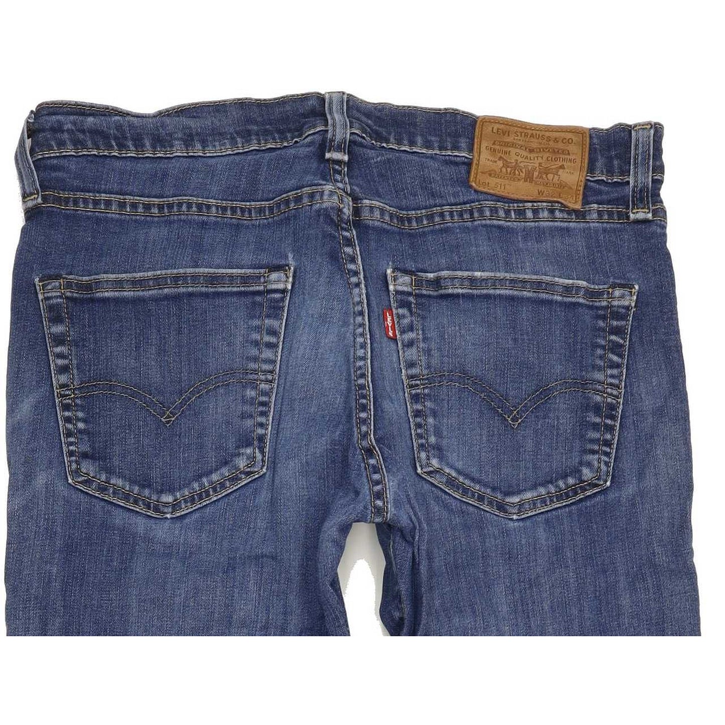 Levi's 511 Men Blue Straight Slim Stretch Jeans W32 L32