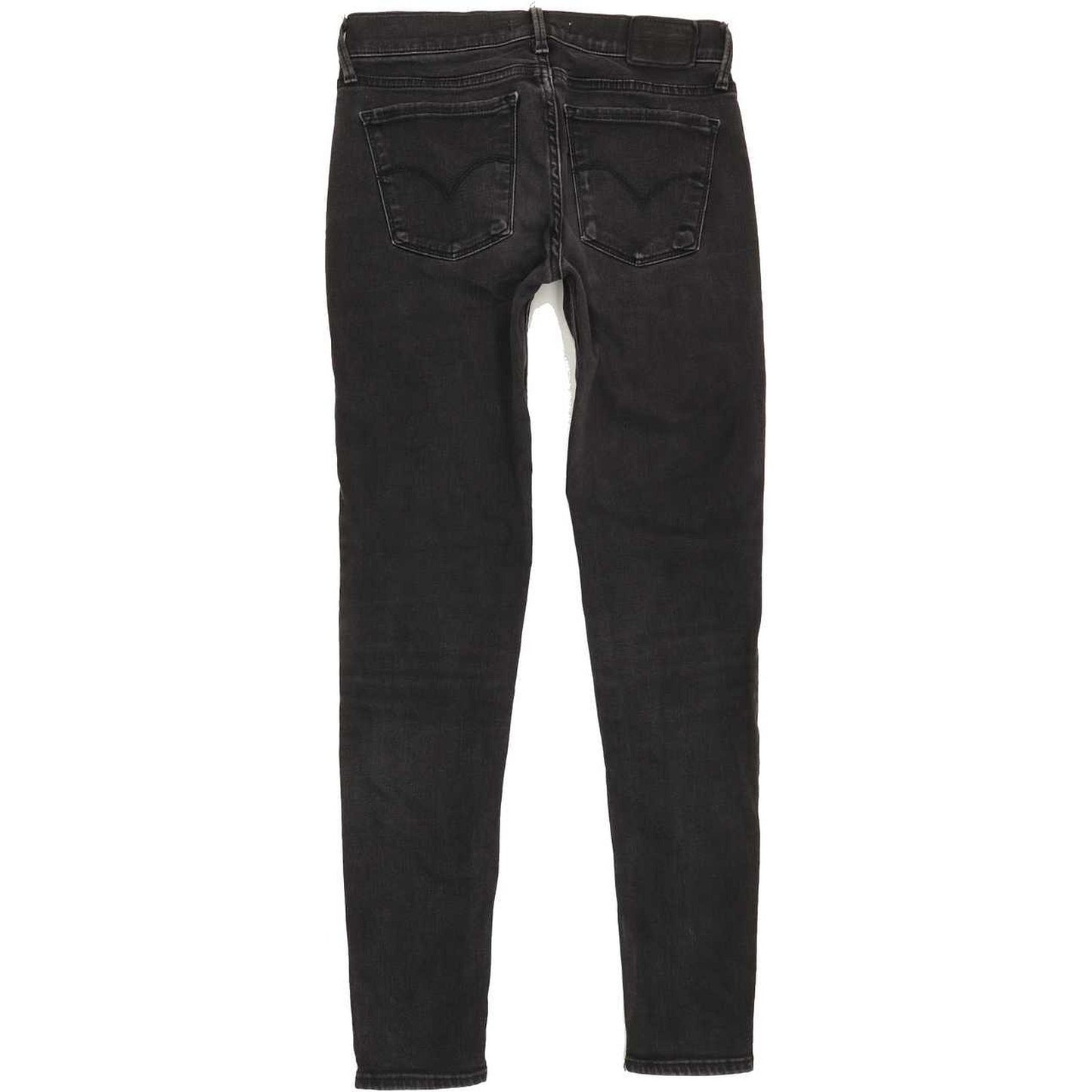 Levi's 710 Super Women Black Skinny Slim Jeans W28 L28