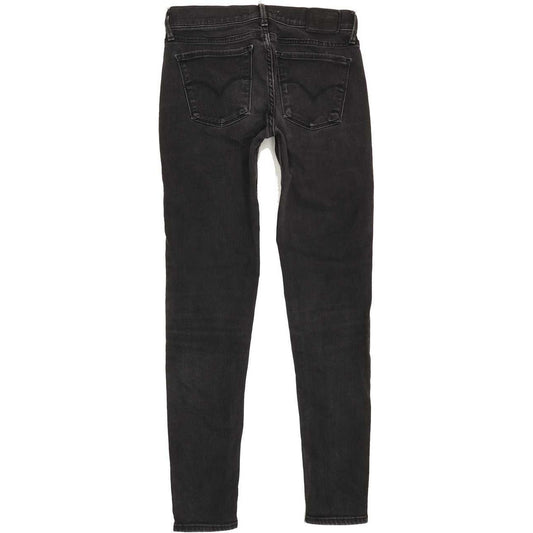 Levi's 710 Super Women Black Skinny Slim Jeans W28 L28