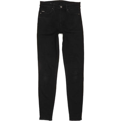 G-Star Shape High Super Black Skinny Slim Jeans High Waisted W30 L32