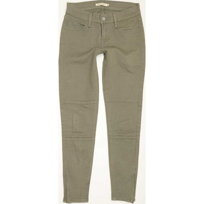 Levi's 710 Super Men Khaki Skinny Slim Stretch Jeans W25 L26