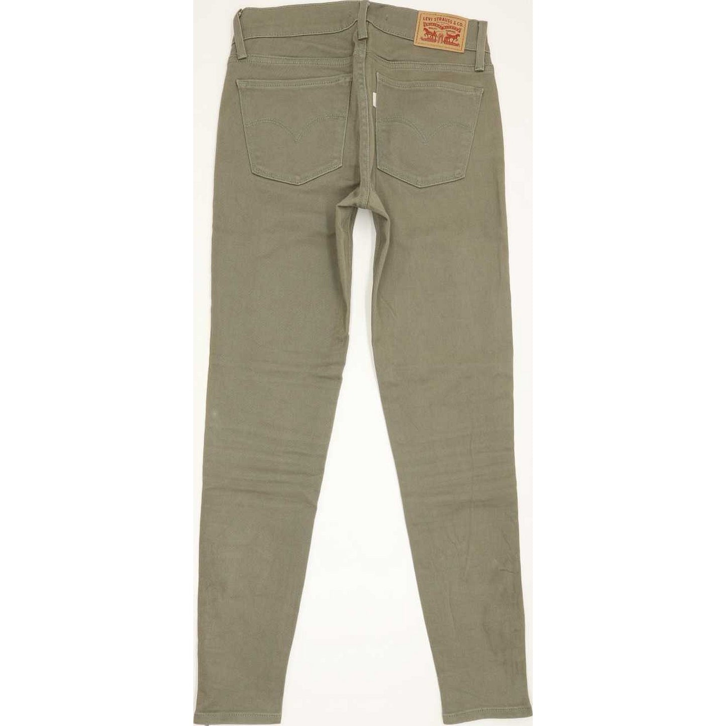 Levi's 710 Super Men Khaki Skinny Slim Stretch Jeans W25 L26