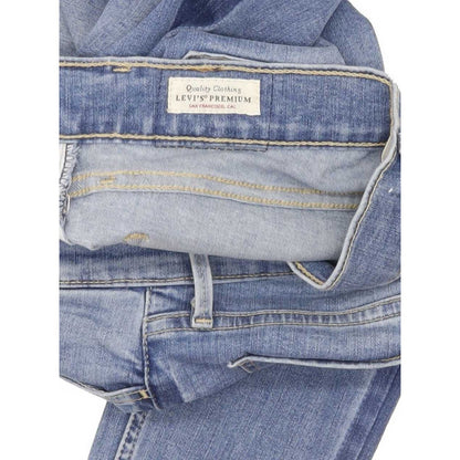 Levi's 710 Super Women Blue Skinny Slim Stretch Jeans W28 L28