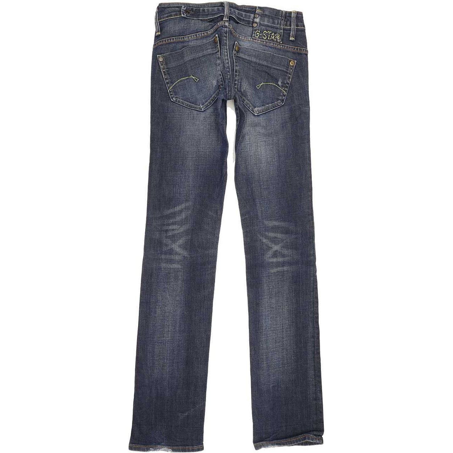 G-Star Midge Women Blue Straight Slim Stretch Jeans W26 L33