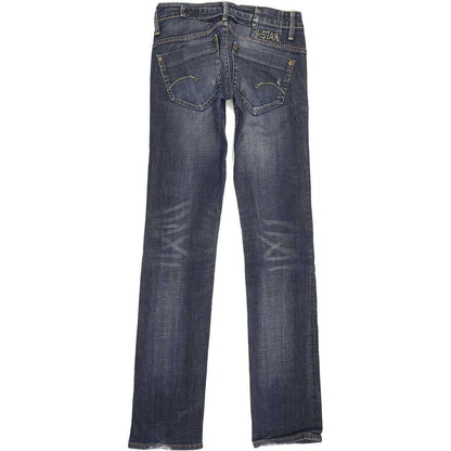 G-Star Midge Women Blue Straight Slim Stretch Jeans W26 L33