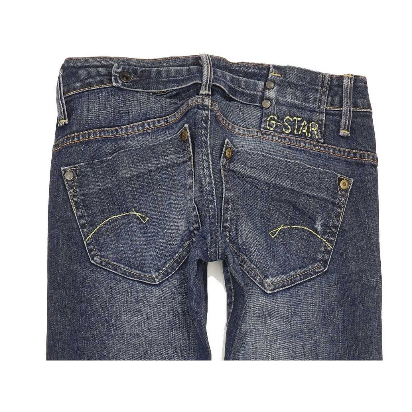 G-Star Midge Women Blue Straight Slim Stretch Jeans W26 L33