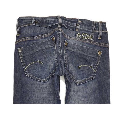 G-Star Midge Women Blue Straight Slim Stretch Jeans W26 L33