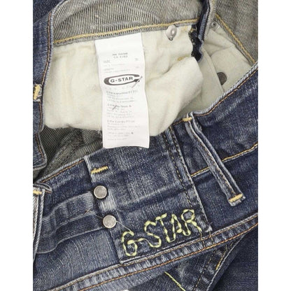 G-Star Midge Women Blue Straight Slim Stretch Jeans W26 L33