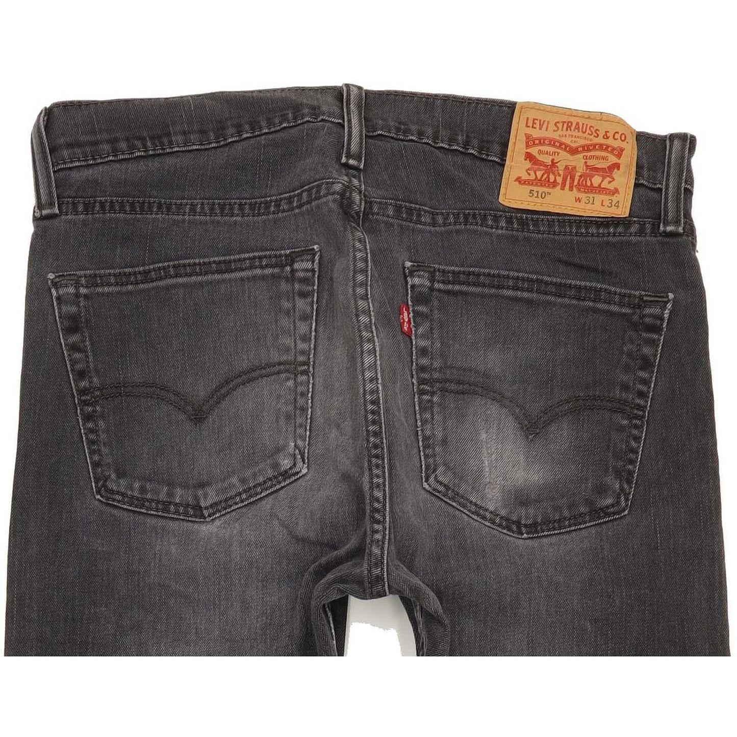 Levi's 510 Men Charcoal Skinny Slim Jeans W31 L33