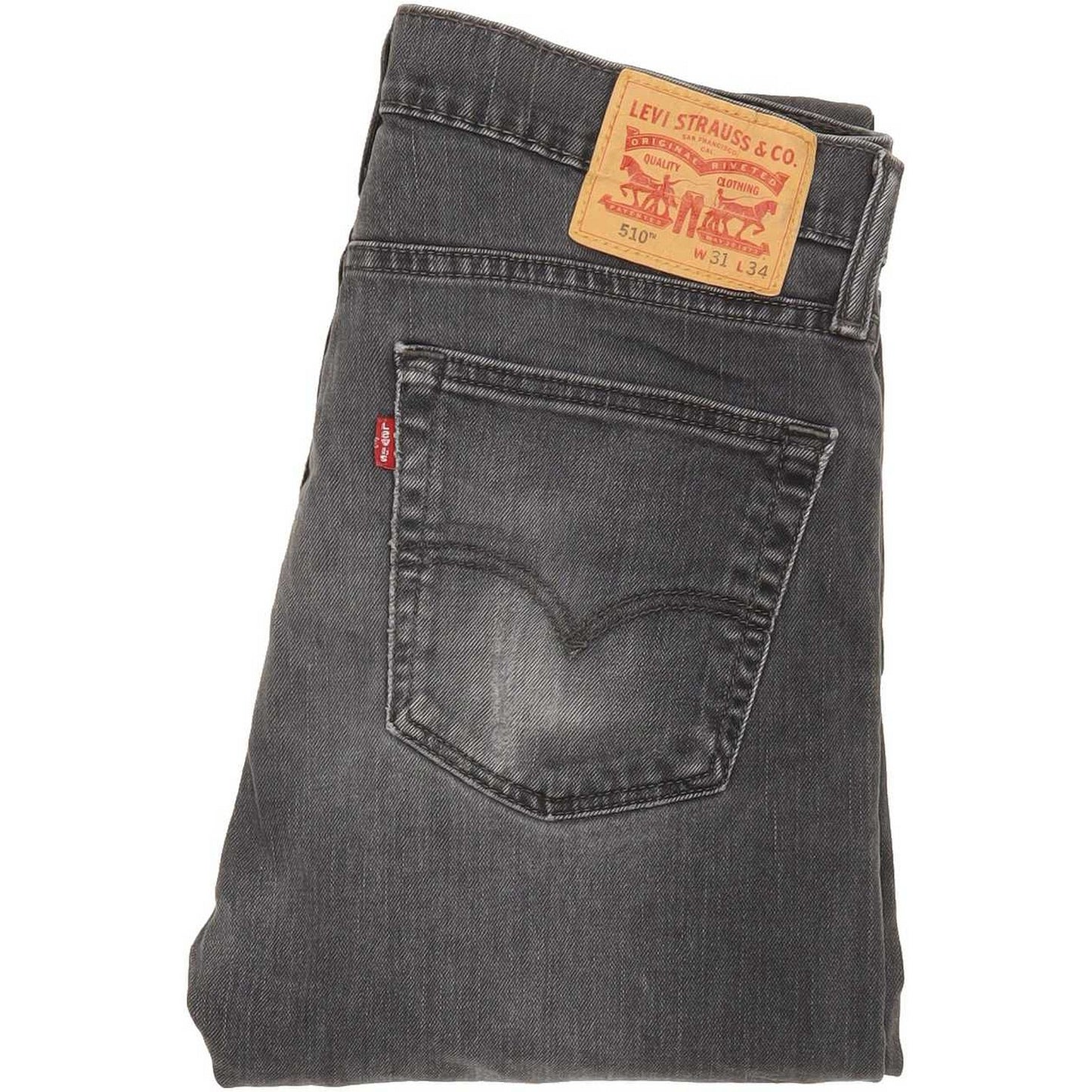 Levi's 510 Men Charcoal Skinny Slim Jeans W31 L33