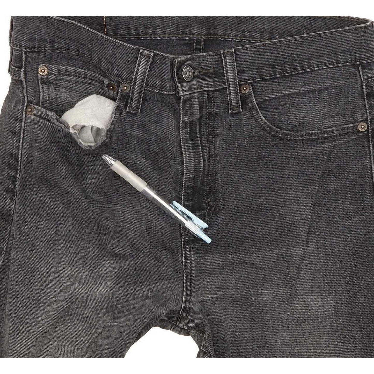 Levi's 510 Men Charcoal Skinny Slim Jeans W31 L33
