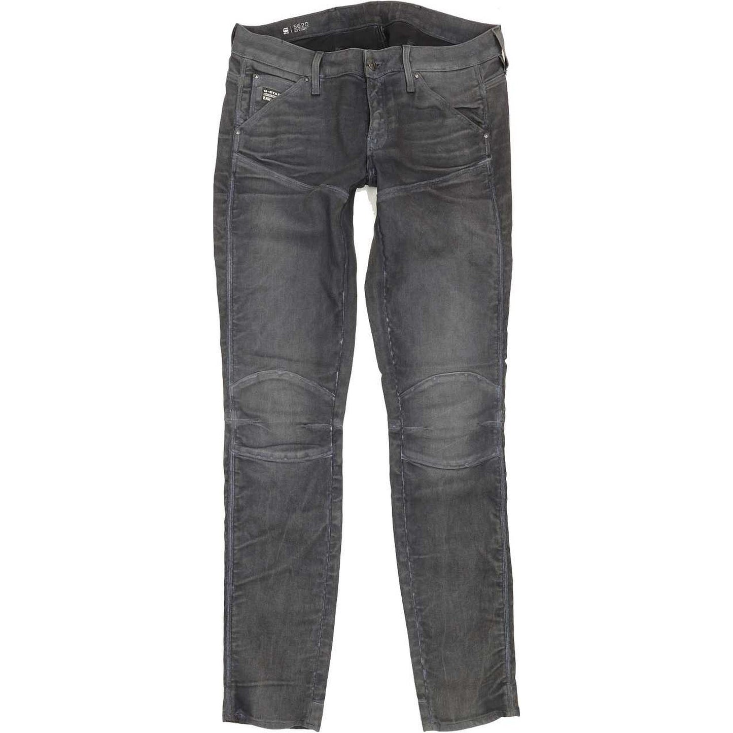 G-Star 5620 Mid Women Grey Skinny Slim Stretch Jeans W29 L32