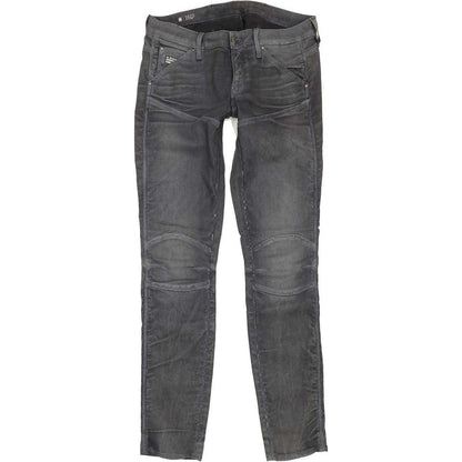 G-Star 5620 Mid Women Grey Skinny Slim Stretch Jeans W29 L32