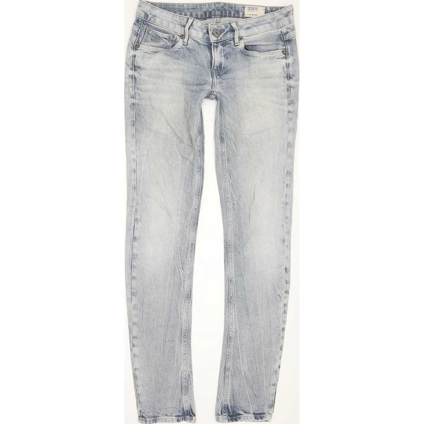 G-Star Women Blue Skinny Slim Jeans W28 L31