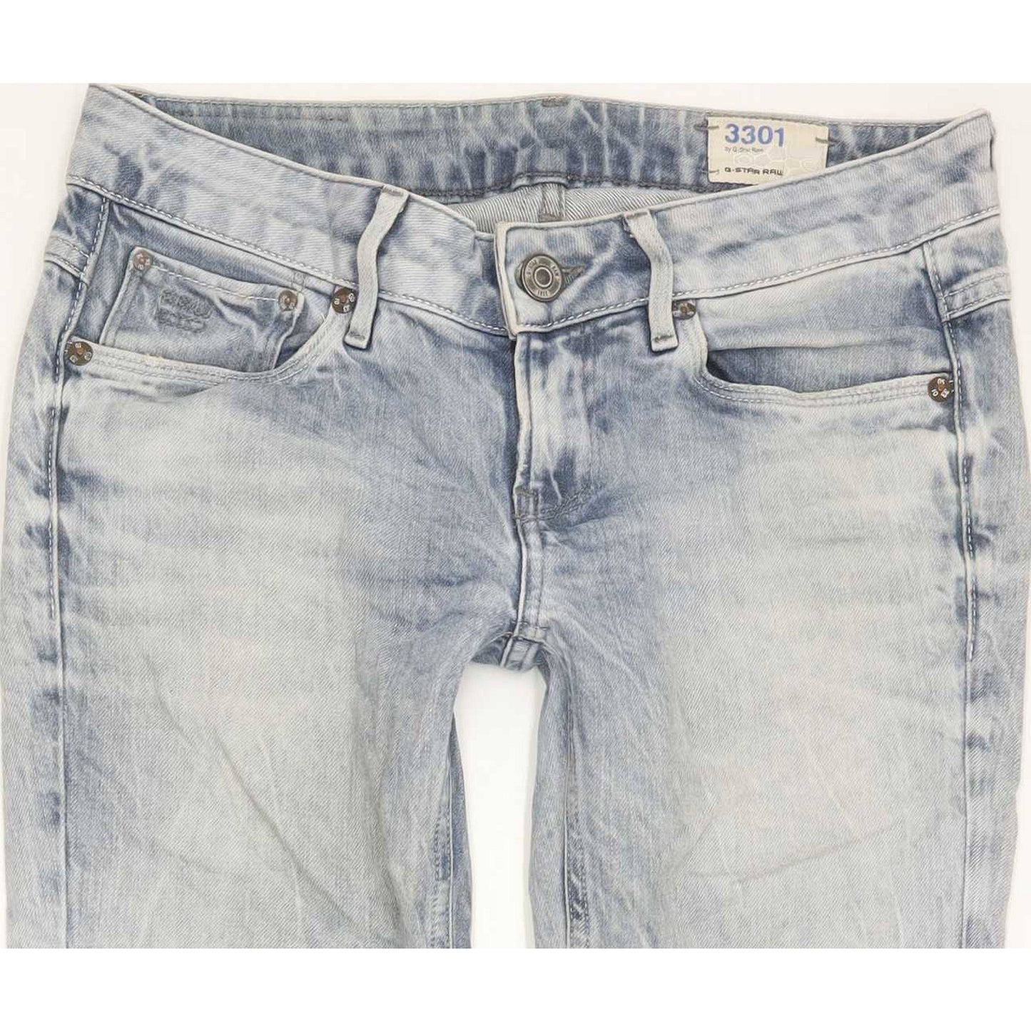 G-Star Women Blue Skinny Slim Jeans W28 L31
