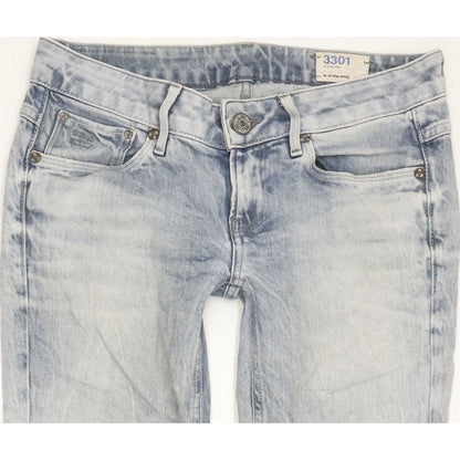 G-Star Women Blue Skinny Slim Jeans W28 L31