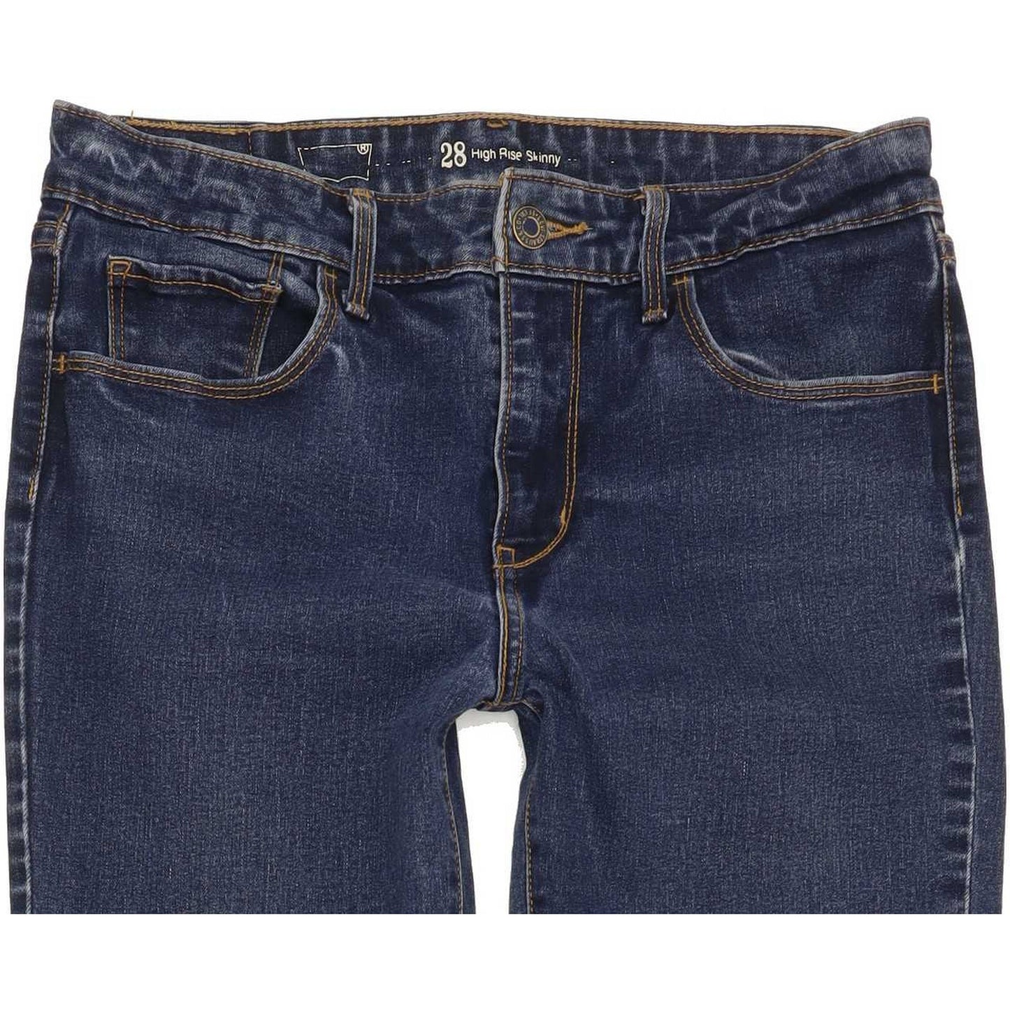 Levi's High Rise Women Blue Skinny Stretch Jeans W28 L31