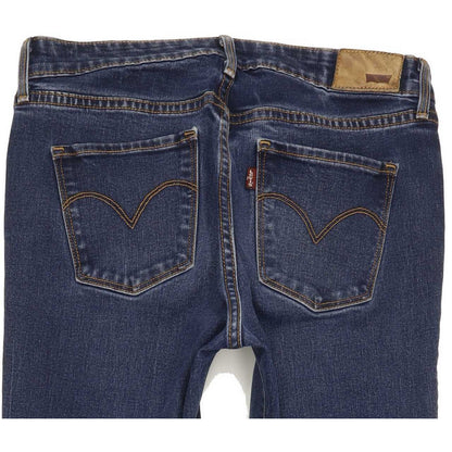 Levi's High Rise Women Blue Skinny Stretch Jeans W28 L31